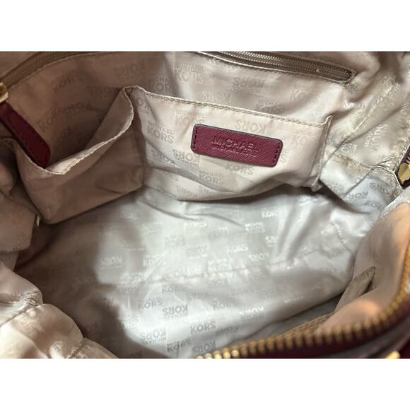 Michael Kors Sandrine Saffiano Leather Satchel - Picture 4 of 6